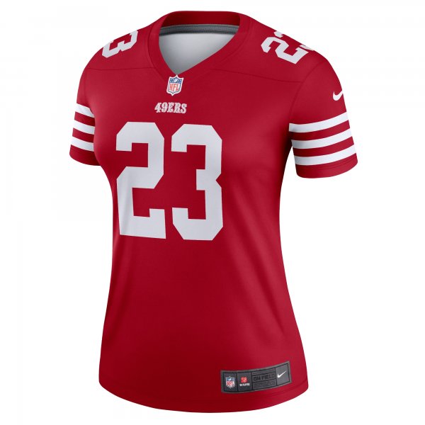 Women's San Francisco 49ers Christian McCaffrey Nike Scarlet Legend Jersey