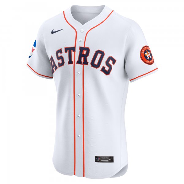 Men's Houston Astros Nike White Home Elite Patch Jersey