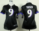 Nike Baltimore Ravens #9 Justin Tucker Black Alternate Women's Stitched New Elite Jersey