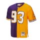 Men's Minnesota Vikings John Randle Mitchell & Ness Purple/Gold 1998 Split Legacy Replica Jersey