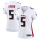 Women's Atlanta Falcons Drake London Nike White Away Game Player Jersey