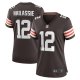 Women's Cleveland Browns Kahlef Hailassie Nike  Brown Team Game Jersey