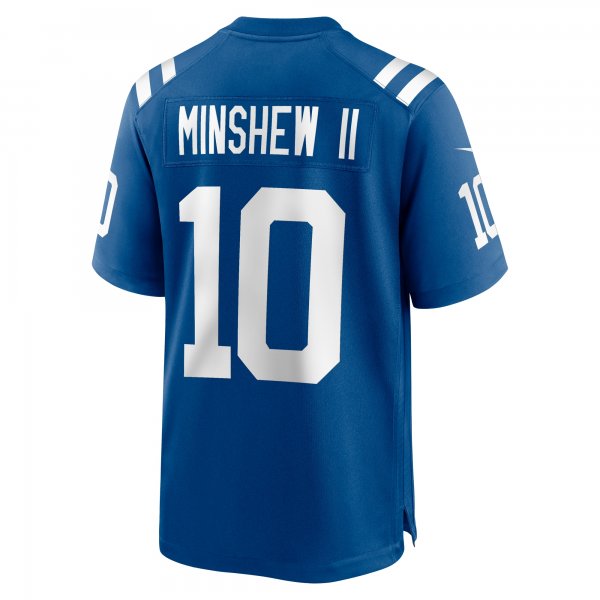 Men's Indianapolis Colts Gardner Minshew II Nike Royal Game Jersey