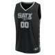 Youth San Antonio Spurs  Fanatics Black Fast Break Replica Custom Jersey - Statement Edition