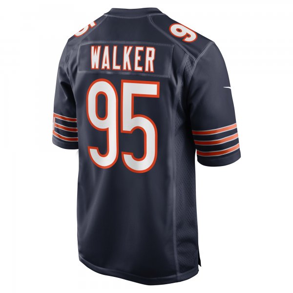 Men's Chicago Bears P.J. Walker Nike Navy Game Player Jersey