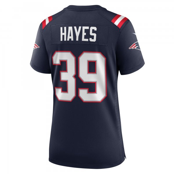 Women's New England Patriots Tae Hayes Nike Navy Home Game Player Jersey