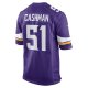 Men's Minnesota Vikings Blake Cashman Nike  Purple Team Game Jersey