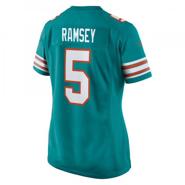 Women's Miami Dolphins Jalen Ramsey Nike Aqua Alternate Game Jersey