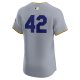 Men's Pittsburgh Pirates Nike Gray Road 2024 Jackie Robinson Day Elite Jersey