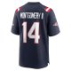 Men's New England Patriots Ty Montgomery Nike Navy Game Jersey