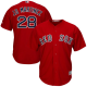 Youth Boston Red Sox #28 J.D. Martinez Majestic Red Player Jersey