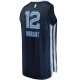 Men's Memphis Grizzlies Ja Morant Fanatics Navy Big & Tall Fast Break Player Jersey - Icon Edition