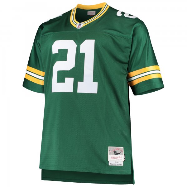 Men's Green Bay Packers Charles Woodson Mitchell & Ness Green Big & Tall 2010 Retired Player Replica Jersey