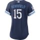 Women's Kansas City Royals Whit Merrifield Nike Navy City Connect Replica Player Jersey