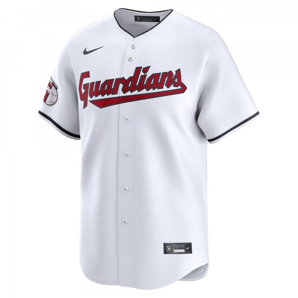 Youth Cleveland Guardians Nike White Home Limited Jersey