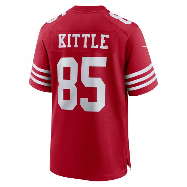 Men's San Francisco 49ers George Kittle Nike Scarlet Super Bowl LVIII Game Jersey