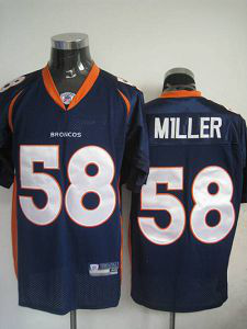 Denver Broncos #58 Von Miller Blue Stitched Youth NFL Jersey