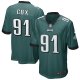 Men's Philadelphia Eagles Fletcher Cox Nike Midnight Green Game Jersey