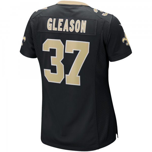 Women's New Orleans Saints Steve Gleason Nike Black Game Retired Player Jersey