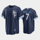 #7 Bobby Witt Jr. Kansas City Royals Men's MLB Jersey 2022 City Connect - Navy