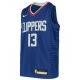 Youth LA Clippers Paul George Nike Royal Swingman Jersey - Icon Edition