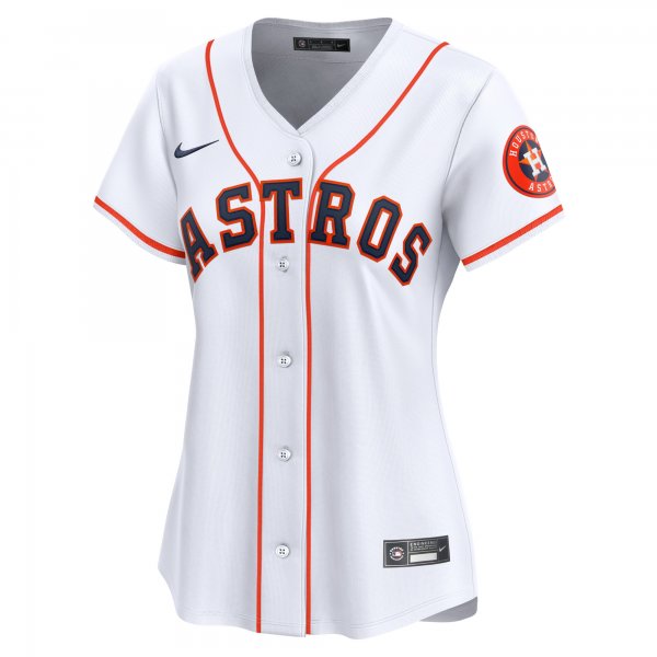 Women's Houston Astros  Nike White 2024 Jackie Robinson Day Home Limited Jersey