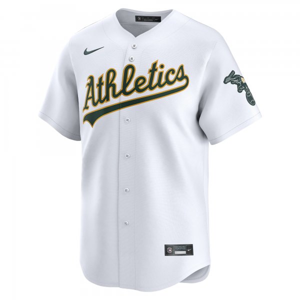 Men's Oakland Athletics Nike White Home Limited Jersey