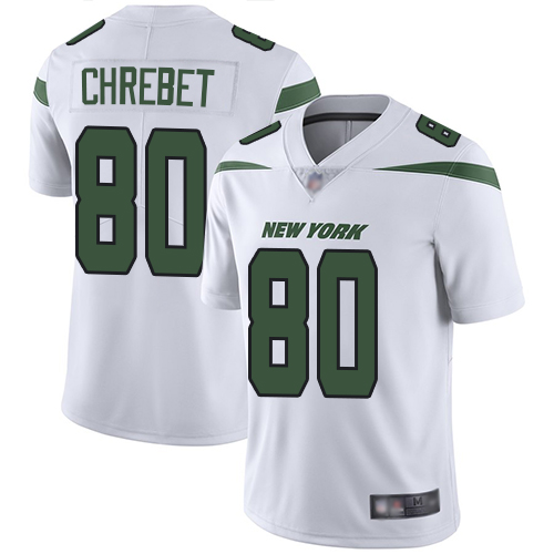 New York Jets #80 Wayne Chrebet White Men's Stitched Nike NFL Vapor Untouchable Limited Jersey