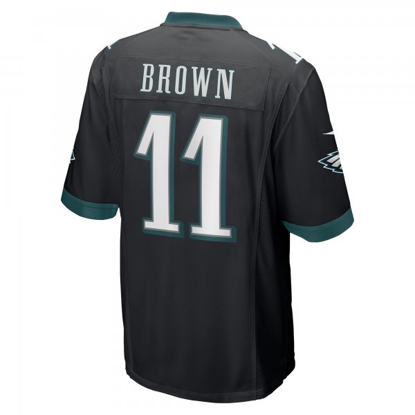 Men's Philadelphia Eagles A.J. Brown Nike Black Game Jersey