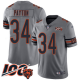 Chicago Bears #34 Walter Payton Silver Men's Stitched NFL Limited Inverted Legend 100th Season Jersey