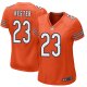 Women's Nike Chicago Bears #23 Devin Hester Game Orange NFL Alternate Jersey