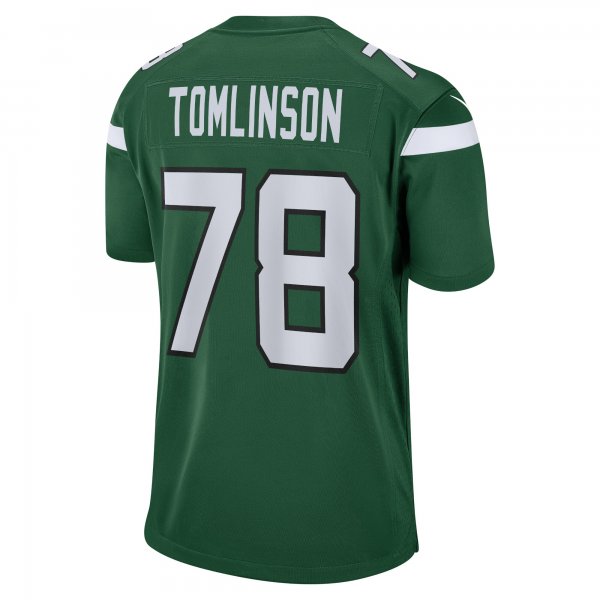 Men's New York Jets Laken Tomlinson Nike Gotham Green Game Jersey