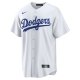 Men's Los Angeles Dodgers Nike White Home Replica Team Jersey