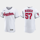 Shane Bieber Cleveland Guardians 2022 Home Men's Jersey - White