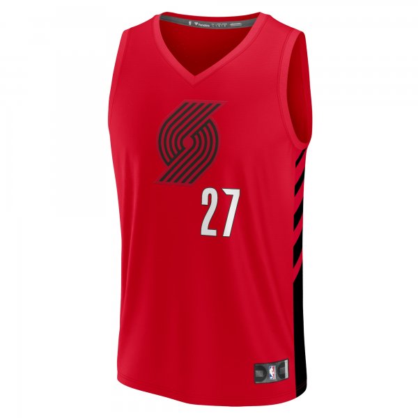 Men's Portland Trail Blazers Jusuf Nurkic Fanatics Red Fast Break Replica Player Jersey - Statement Edition