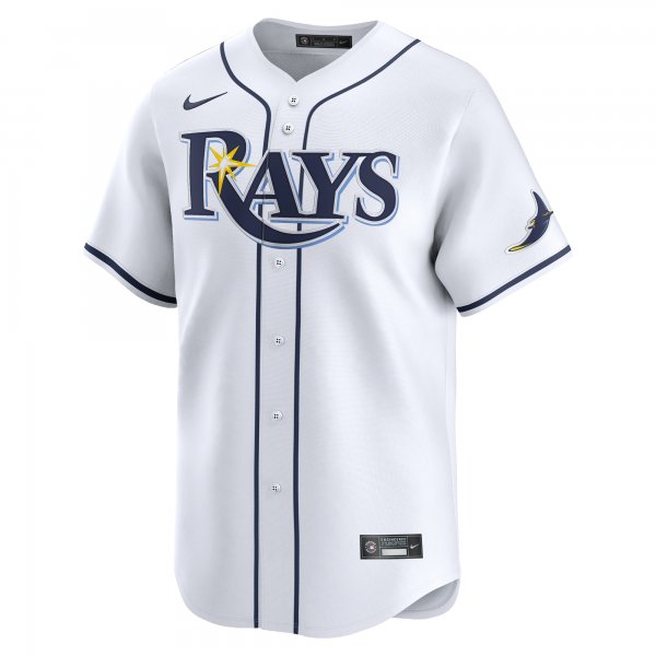 Men's Tampa Bay Rays Rene Pinto Nike White Home Limited Player Jersey