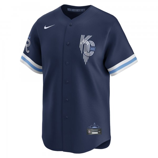 Men's Kansas City Royals  Nike Navy City Connect Limited Jersey