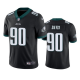 Men's Philadelphia Eagles Jordan Davis Black 2022 NFL New Draft Vapor Limited Jersey