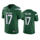 New York Jets Garrett Wilson Green 2022 NFL Draft Vapor Limited Jersey