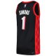 Men's Portland Trail Blazers Anfernee Simons Nike Black Swingman Player Jersey - City Edition