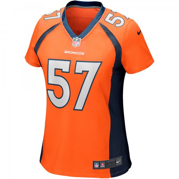 Women's Denver Broncos Tom Jackson Nike Orange Game Retired Player Jersey