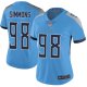 Tennessee Titans #98 Jeffery Simmons Light Blue Alternate Women's Stitched NFL Vapor Untouchable Limited Jersey