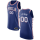 Men's Nike Philadelphia 76ers Blue Icon Edition Custom Jersey