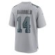 Men's Carolina Panthers Sam Darnold Nike Gray Atmosphere Fashion Game Jersey