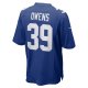 Men's New York Giants Gervarrius Owens Nike  Royal Team Game Jersey