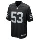 Men's Las Vegas Raiders Isaac Darkangelo Nike  Black Team Game Jersey