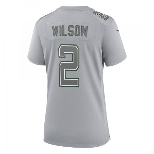 Women's New York Jets Zach Wilson Nike Gray Atmosphere Fashion Game Jersey