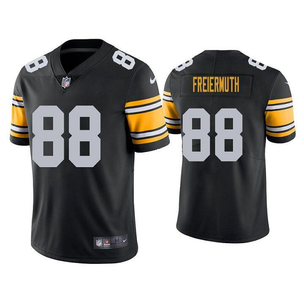 Men's Pittsburgh Steelers #88 Pat Freiermuth Vapor Limited Black Jersey