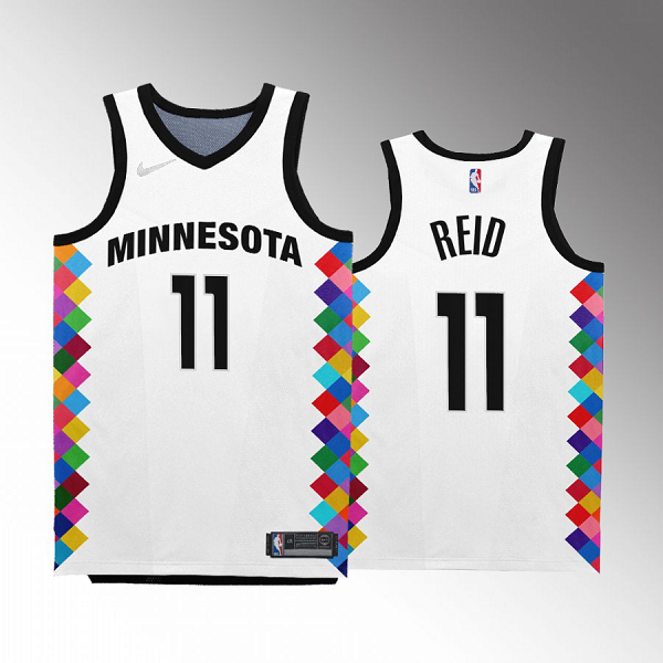 Minnesota Timberwolves Naz Reid #11 White 2022-23 City Edition Jersey