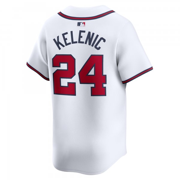 Men's Atlanta Braves Jarred Kelenic Nike White Home Limited Player Jersey